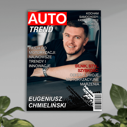 Magazyn motoryzacyjny - plakat, spersonalizowany prezent dla kierowcy - idamell.com