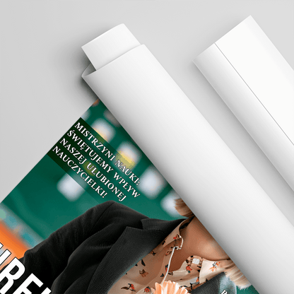 Magazyn NAUCZYCIEL - plakat, spersonalizowany prezent dla nauczyciela - idamell.com