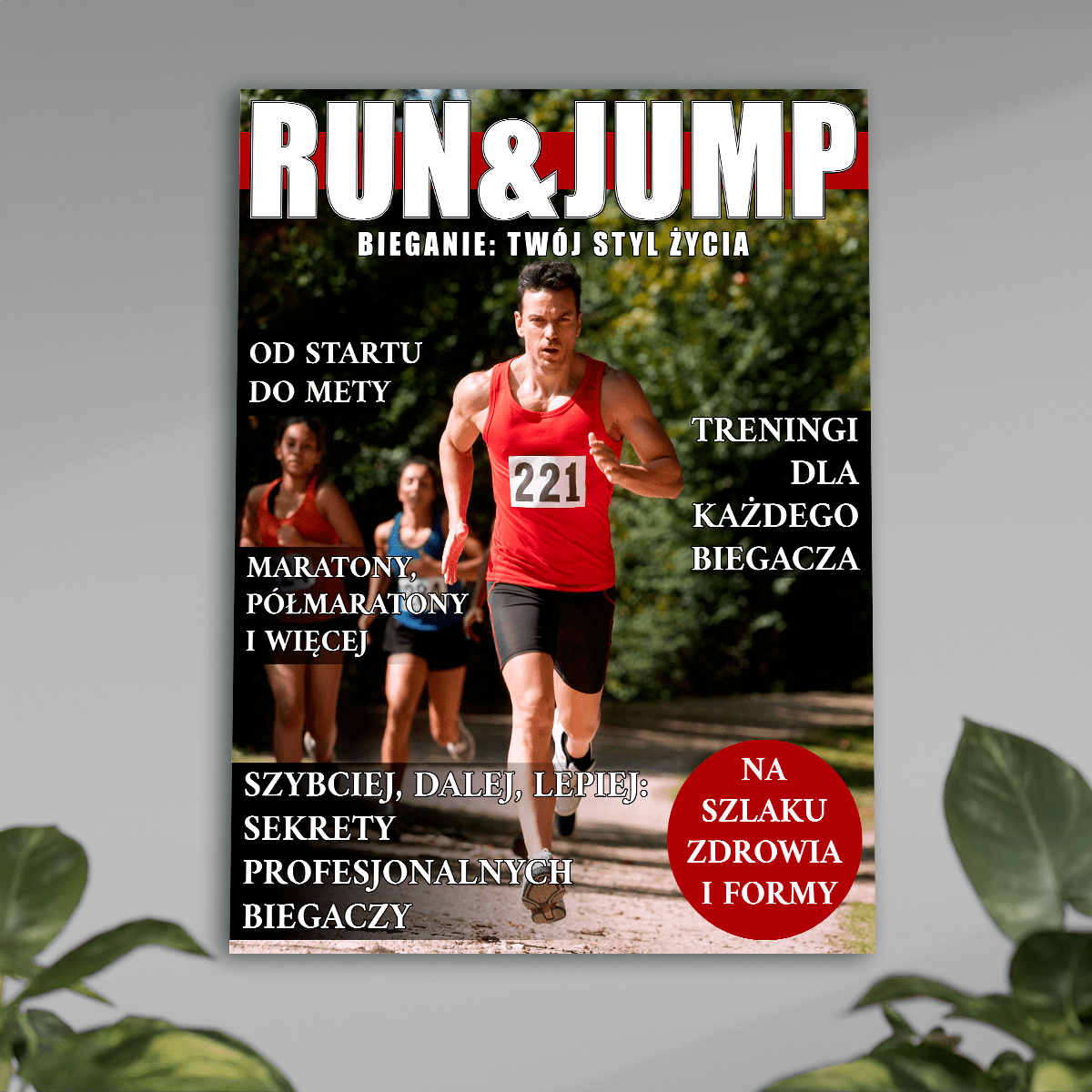 Magazyn sportowy - plakat, spersonalizowany prezent dla niego - idamell.com