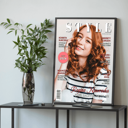 Magazyn Styl - plakat, spersonalizowany prezent dla niej - idamell.com