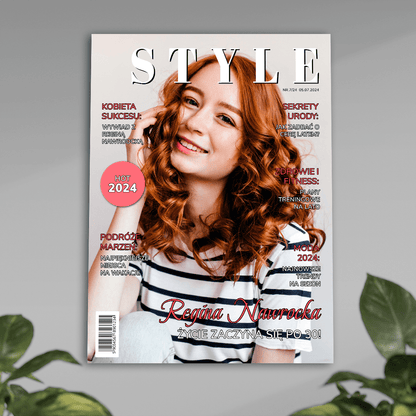 Magazyn Styl - plakat, spersonalizowany prezent dla niej - idamell.com