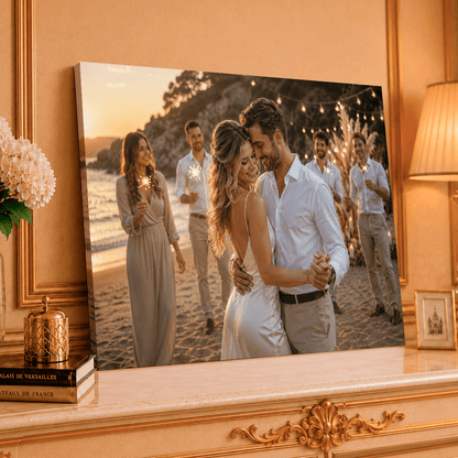 Magia Letniej Nocy – Foto na płótnie, spersonalizowany prezent dla pary - idamell.com