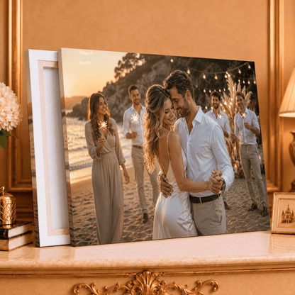 Magia Letniej Nocy – Foto na płótnie, spersonalizowany prezent dla pary - idamell.com