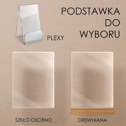 Mama całym światem druk na szkle + kolczyki box 2 w 1 - zestaw prezentowy box, spersonalizowany prezent dla mamy - idamell.com