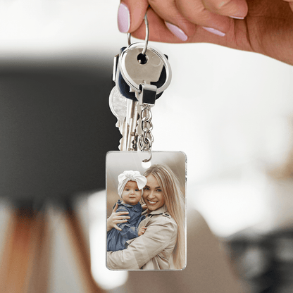 Mama i dziecko - brelok do kluczy, spersonalizowany prezent dla mamy - idamell.com