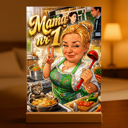 Mama nr 1 – Wydruk na szkle akrylowym - idamell.com