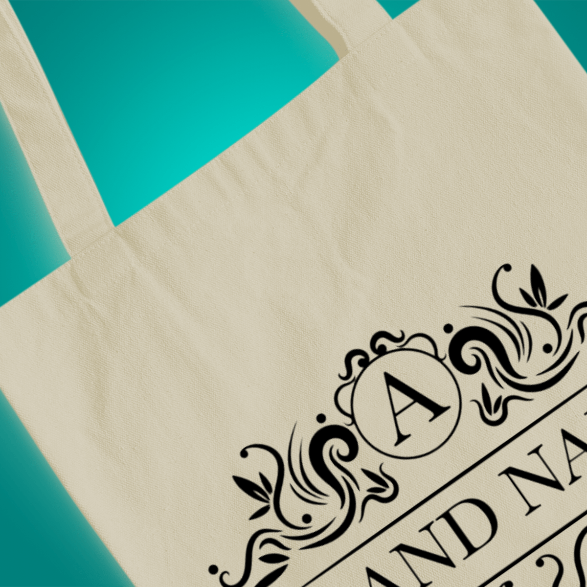 Materiałowa torba shopper z własnym nadrukiem LOGO - spersonalizowany prezent dla pracownika - idamell.com