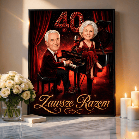 Melodia Naszej Miłości – Personalizowany plakat dla pary - idamell.com