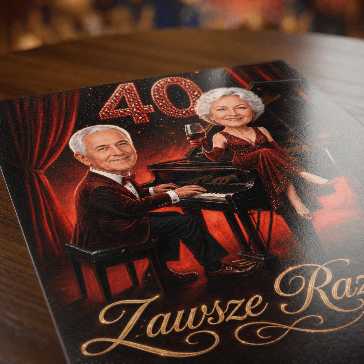 Melodia Naszej Miłości – Personalizowany plakat dla pary - idamell.com