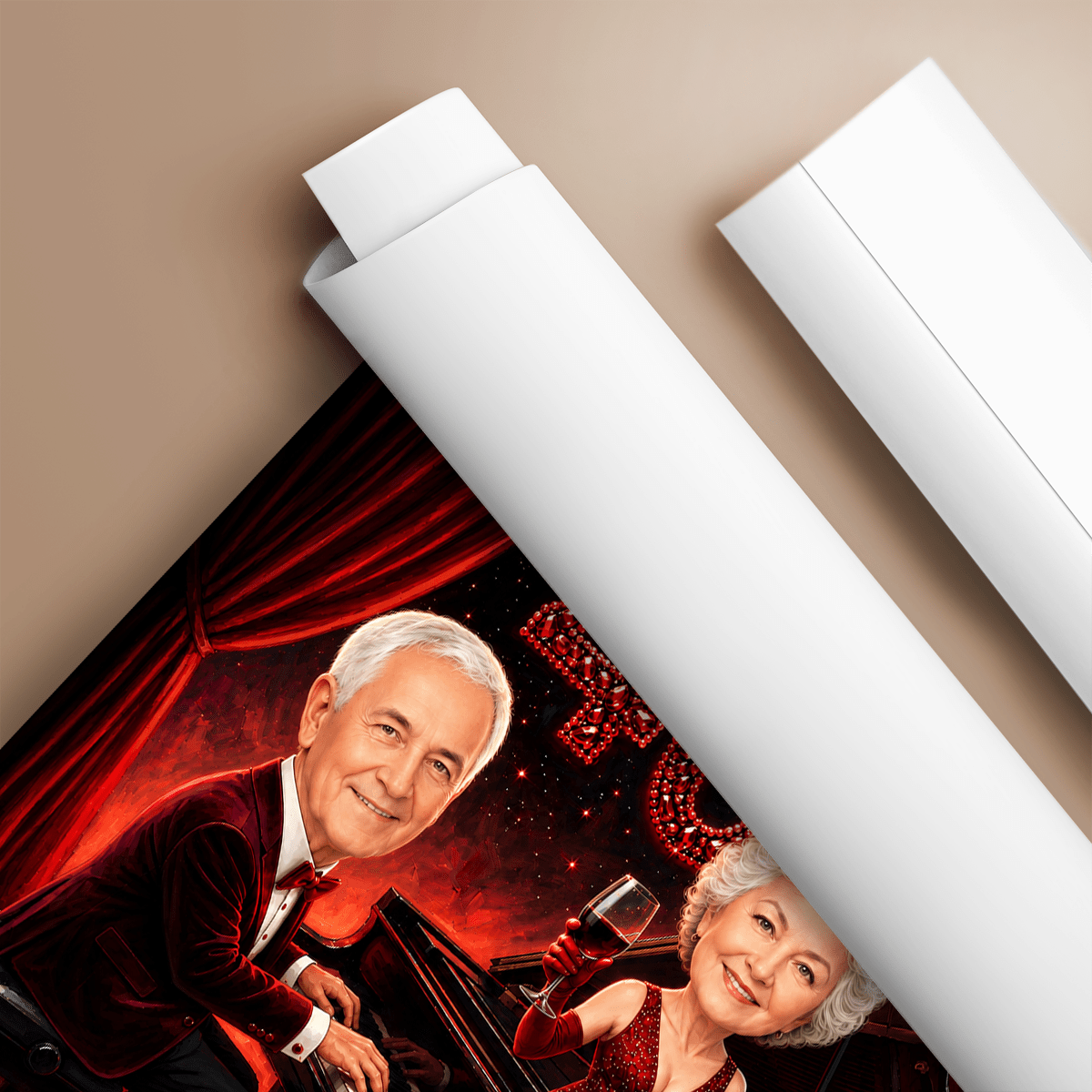Melodia Naszej Miłości – Personalizowany plakat dla pary - idamell.com