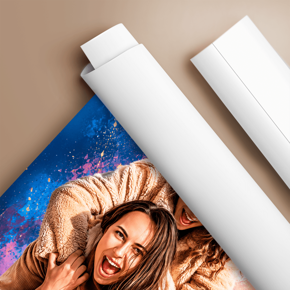 Moja przyjaciółka - plakat, spersonalizowany prezent dla przyjaciółki - idamell.com