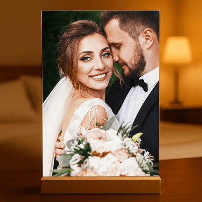 Na ślub - Druk na szkle, spersonalizowany prezent dla pary - idamell.com