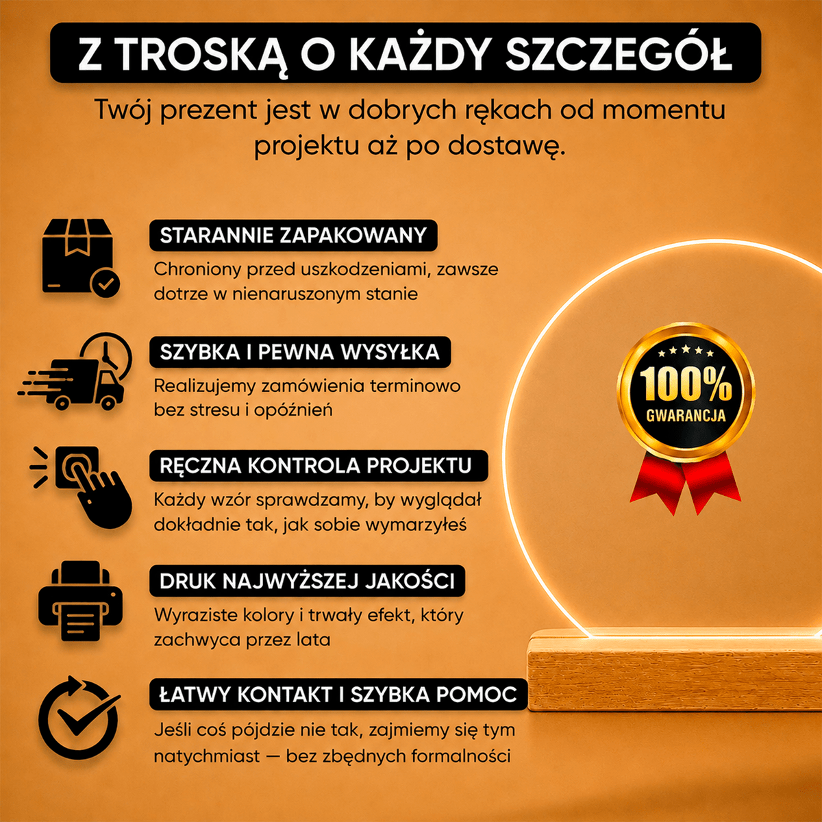 Najlepiej z wnukami - Druk na szkle, spersonalizowany prezent dla dziadków - idamell.com