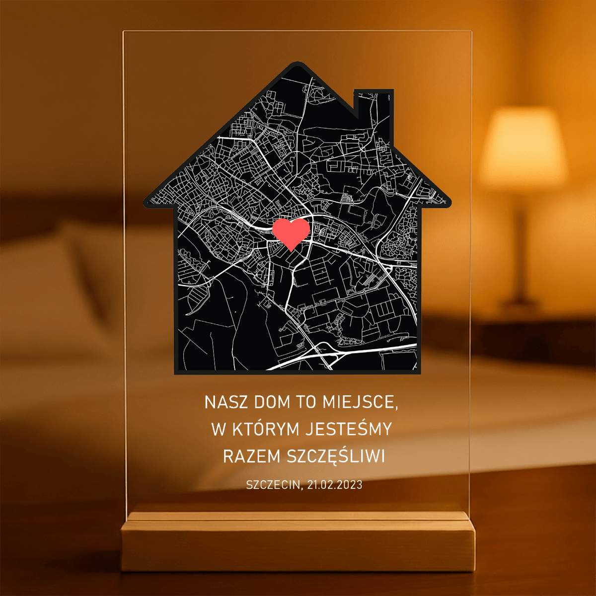 Najlepsze miejsce - Druk na szkle, spersonalizowany prezent - idamell.com