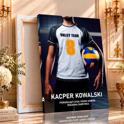 Kolaż ze zdjęć na płótnie Najlepszy zawodnik — prezent dla brata