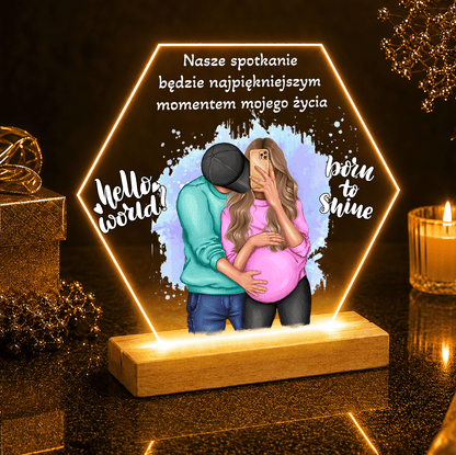 Najpiękniejszy dzień życia Clipart - Druk na szkle, spersonalizowany prezent dla mamy - idamell.com