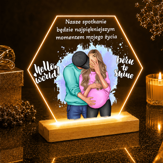 Najpiękniejszy dzień życia Clipart - Druk na szkle, spersonalizowany prezent dla mamy - idamell.com