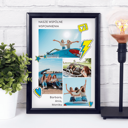 Nasze wspólne wspomnienia - Druk na szkle, spersonalizowany prezent - idamell.com