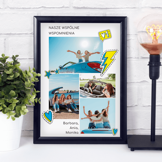 Nasze wspólne wspomnienia - Druk na szkle, spersonalizowany prezent - idamell.com