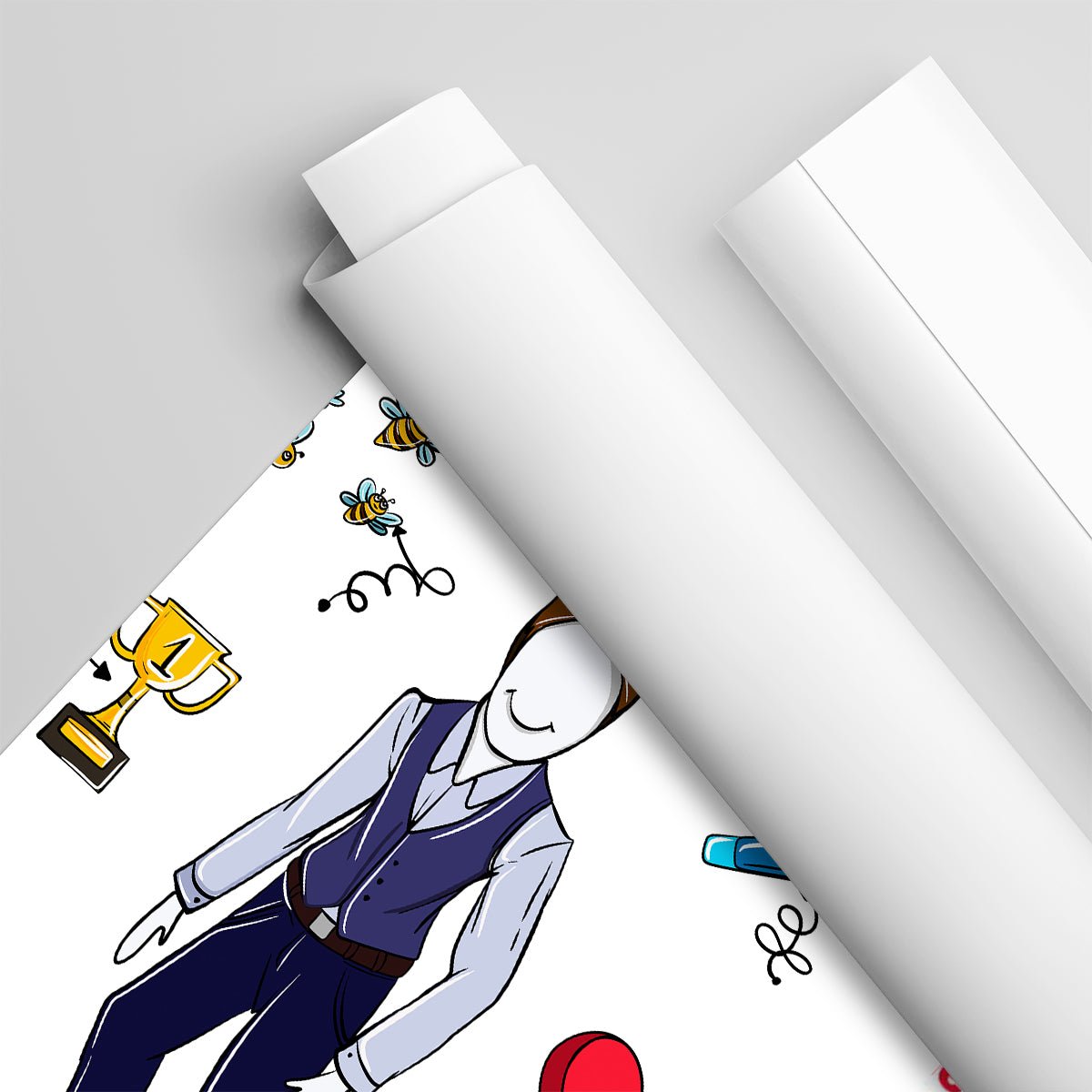 Oto szef - plakat, spersonalizowany prezent dla szefa - idamell.com