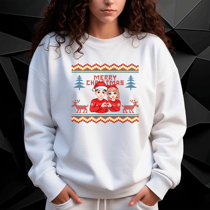 Personalizowana bluza damska z własnym nadrukiem CLIPART GWIAZDKOWY - prezent dla niej - idamell.com