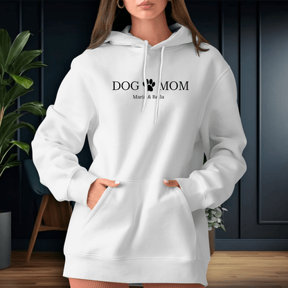 Personalizowana bluza damska z własnym nadrukiem PSIA MAMA - prezent dla właściciela psa - idamell.com