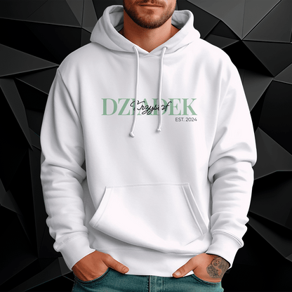 Personalizowana bluza męska z własnym nadrukiem DZIADEK - prezent dla dziadka - idamell.com