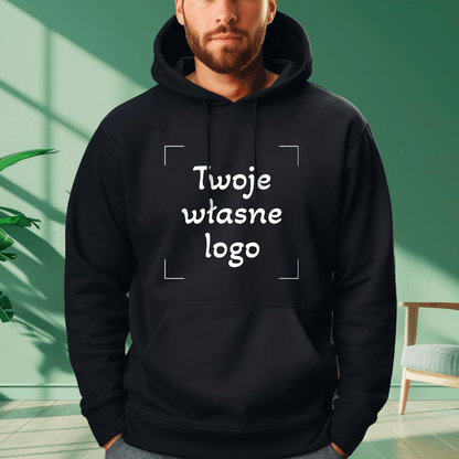 Personalizowana bluza męska z własnym nadrukiem TWÓJ WZÓR - prezent dla niego - idamell.com