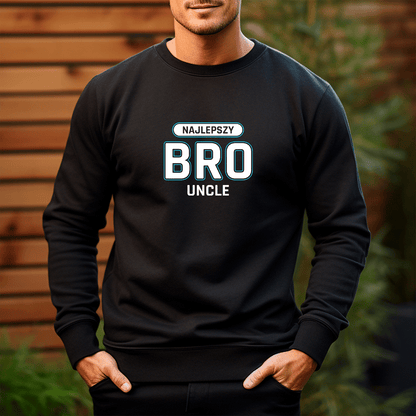 Personalizowana bluza męska z własnym nadrukiem UNCLE - prezent dla wujka - idamell.com