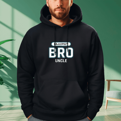 Personalizowana bluza męska z własnym nadrukiem UNCLE - prezent dla wujka - idamell.com