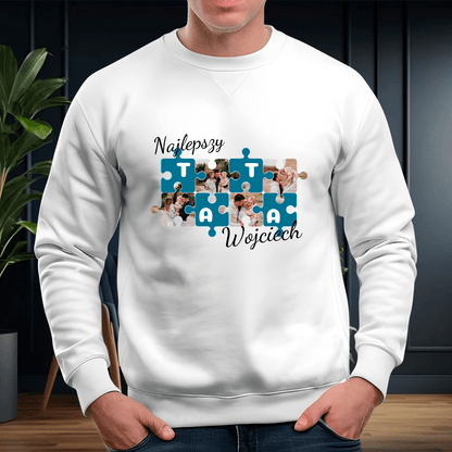 Personalizowane bluzy z własnym nadrukiem MAMA & TATA - prezent dla rodziców - idamell.com