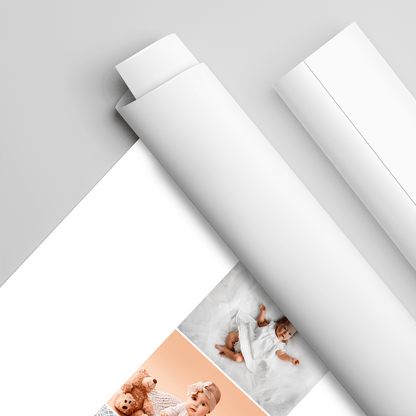 Pierwsze urodziny kolaż - plakat, spersonalizowany prezent dla dziecka - idamell.com