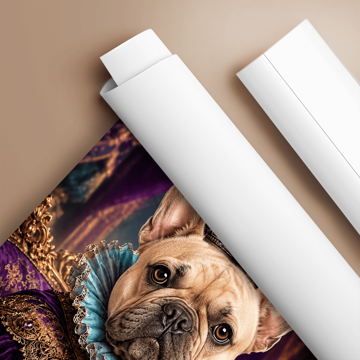 Pies jak król - plakat, spersonalizowany prezent dla właściciela psa - idamell.com