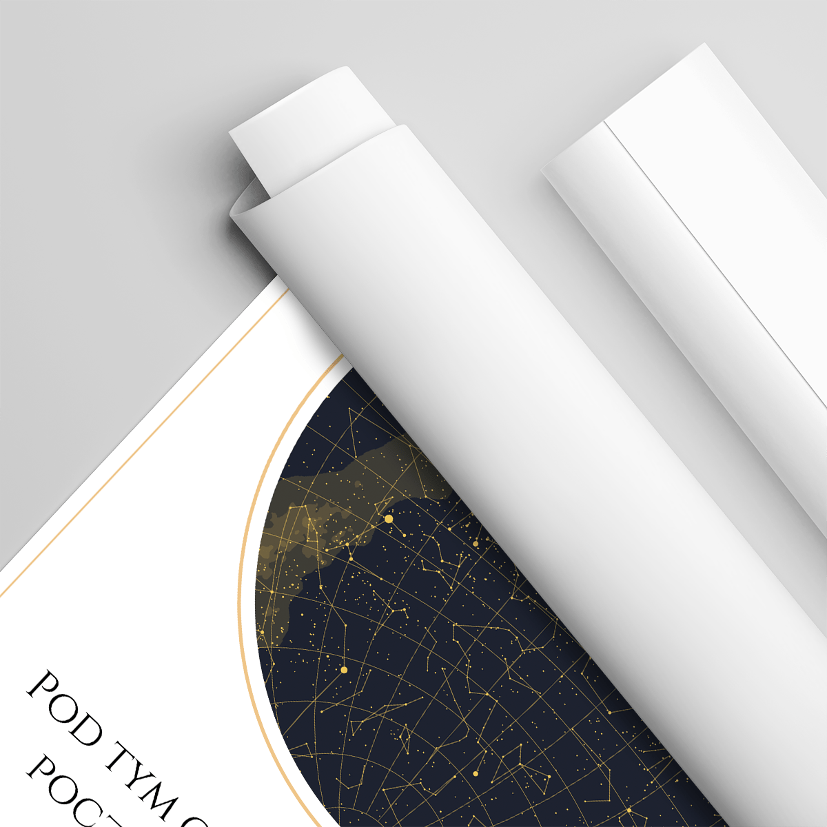 Pod gwieździstym niebem - plakat, spersonalizowany prezent dla mężczyzny - idamell.com