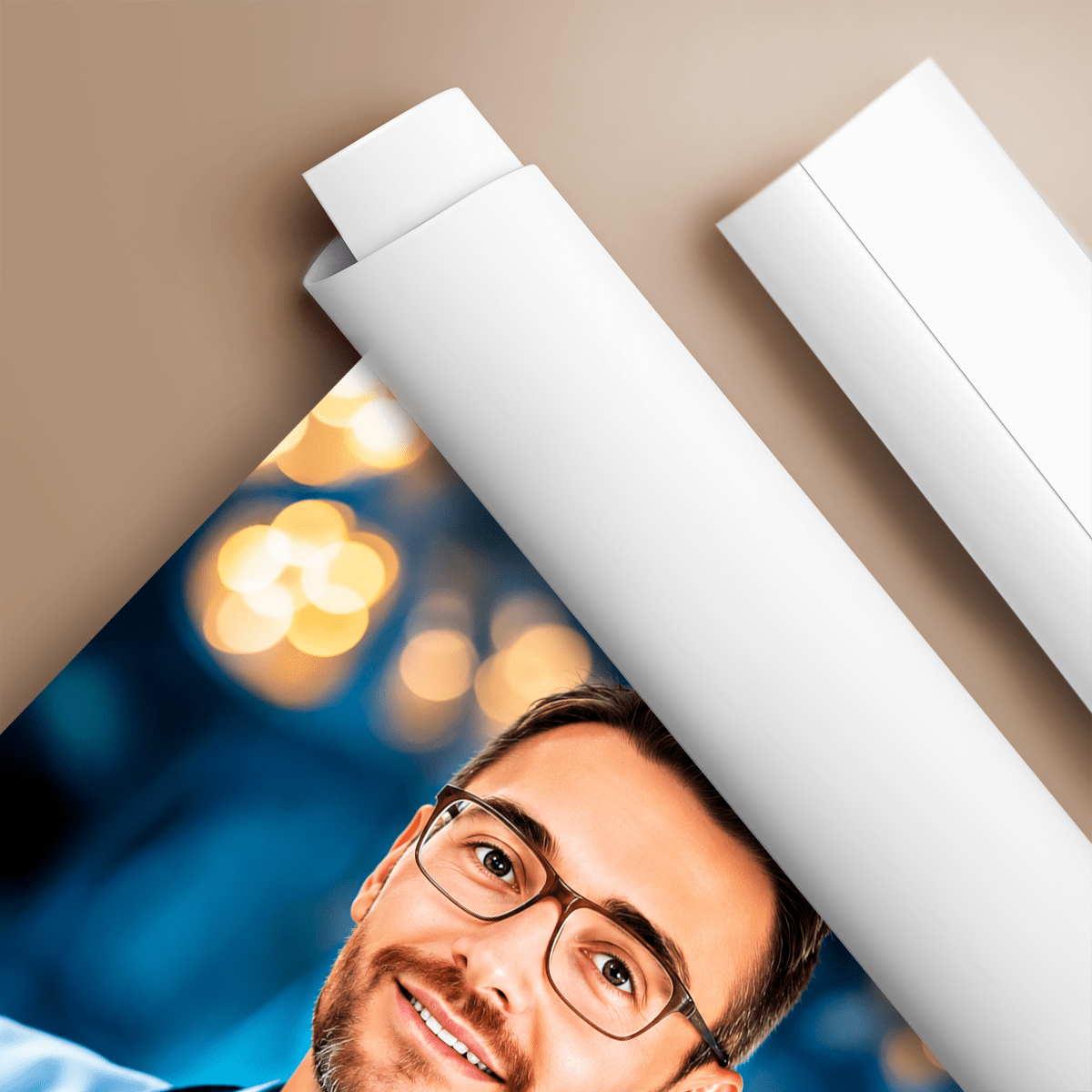 Portret doktora - plakat, spersonalizowany prezent dla lekarza - idamell.com