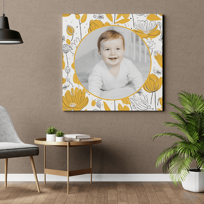 Portret dziecka - druk na płótnie, spersonalizowany prezent dla dziecka - idamell.com