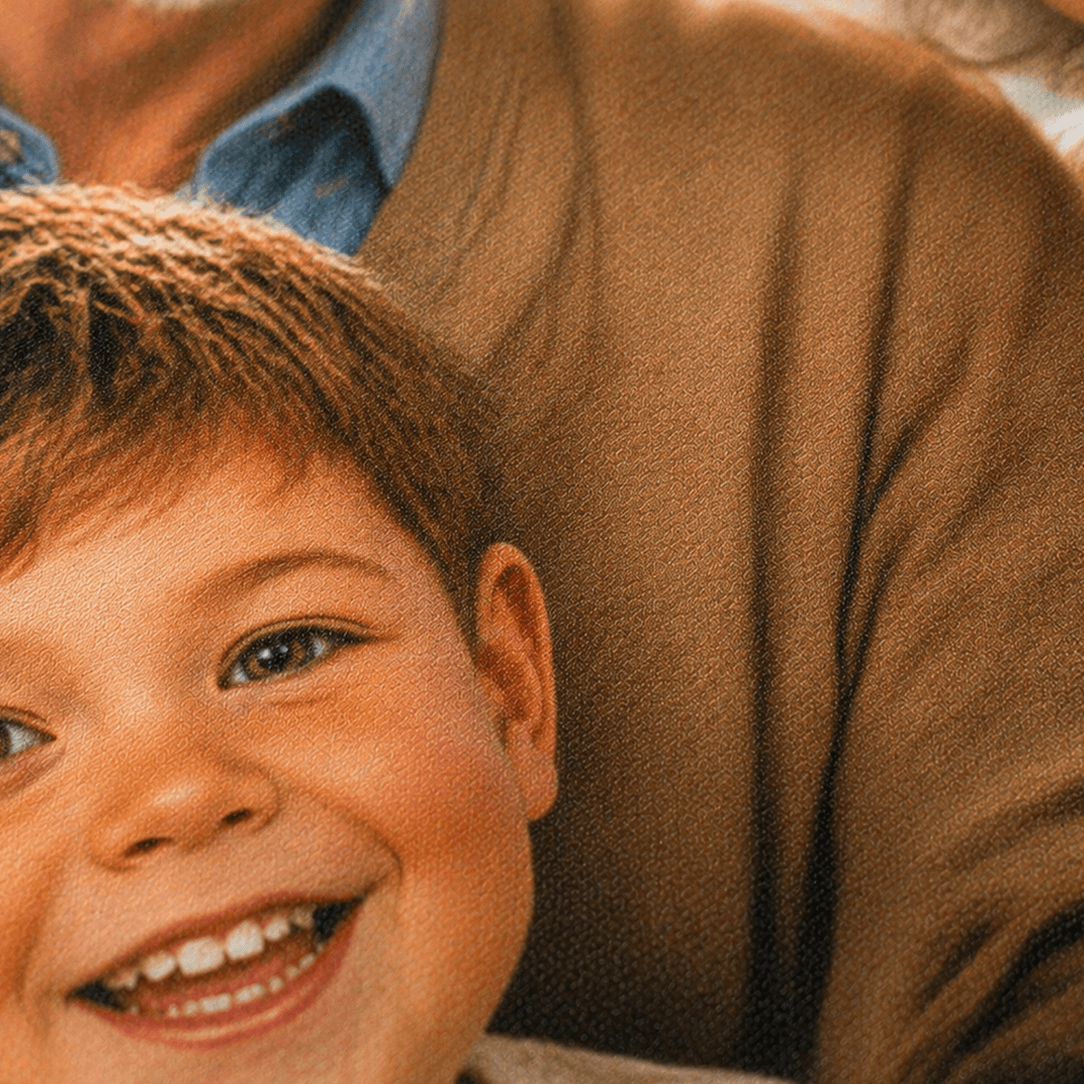 Portret ze zdjęcia na płótnie z życzeniami prezent na urodziny - idamell.com