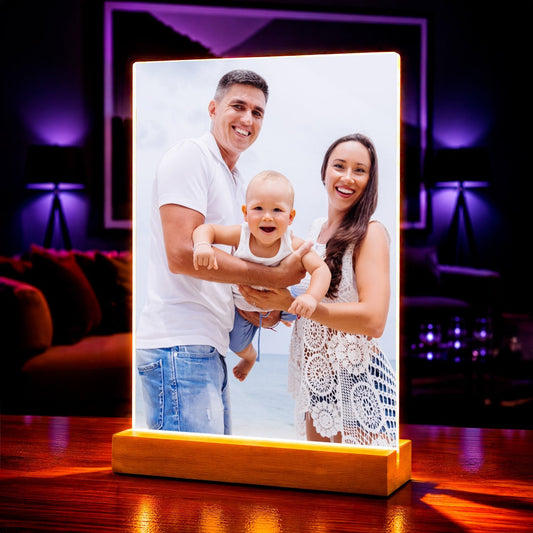 Portret ze zdjęcia pionowy kadr rodziny prezent dla rodziców - idamell.com