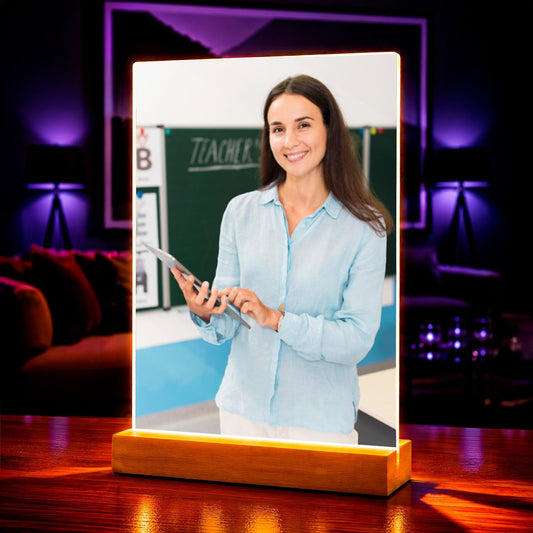 Portret ze zdjęcia prezent dla nauczyciela - idamell.com