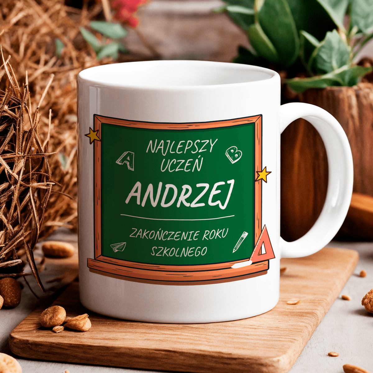 Prymus roku - 1x Kubek z nadrukiem, spersonalizowany prezent dla ucznia - idamell.com