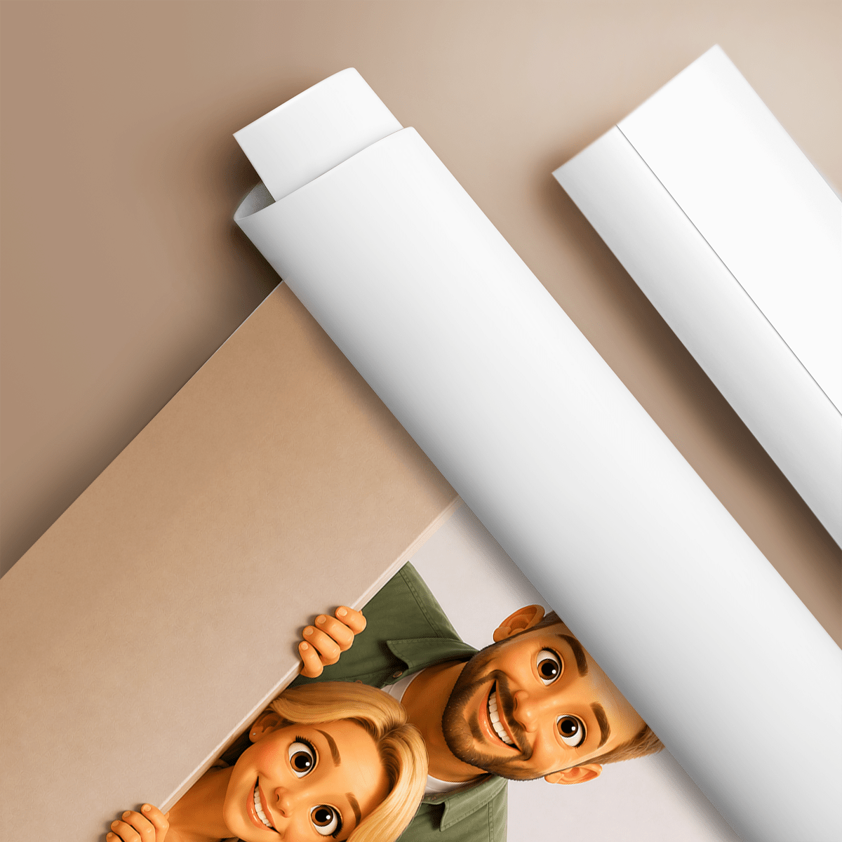 Radosne Odkrycie – Personalizowany plakat dla pary - idamell.com