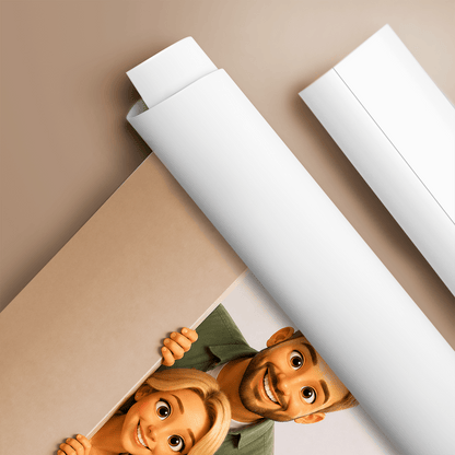 Radosne Odkrycie – Personalizowany plakat dla pary - idamell.com