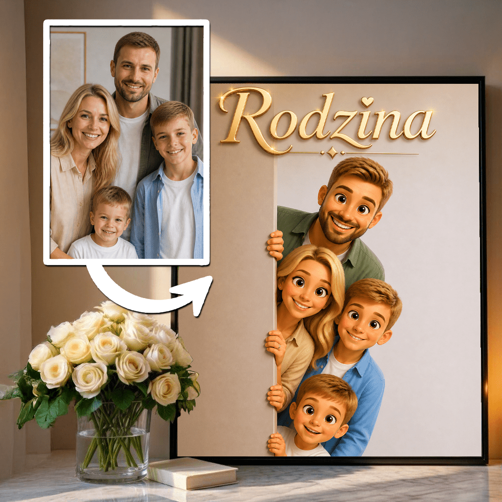 Radosne Odkrycie – Personalizowany plakat dla pary - idamell.com