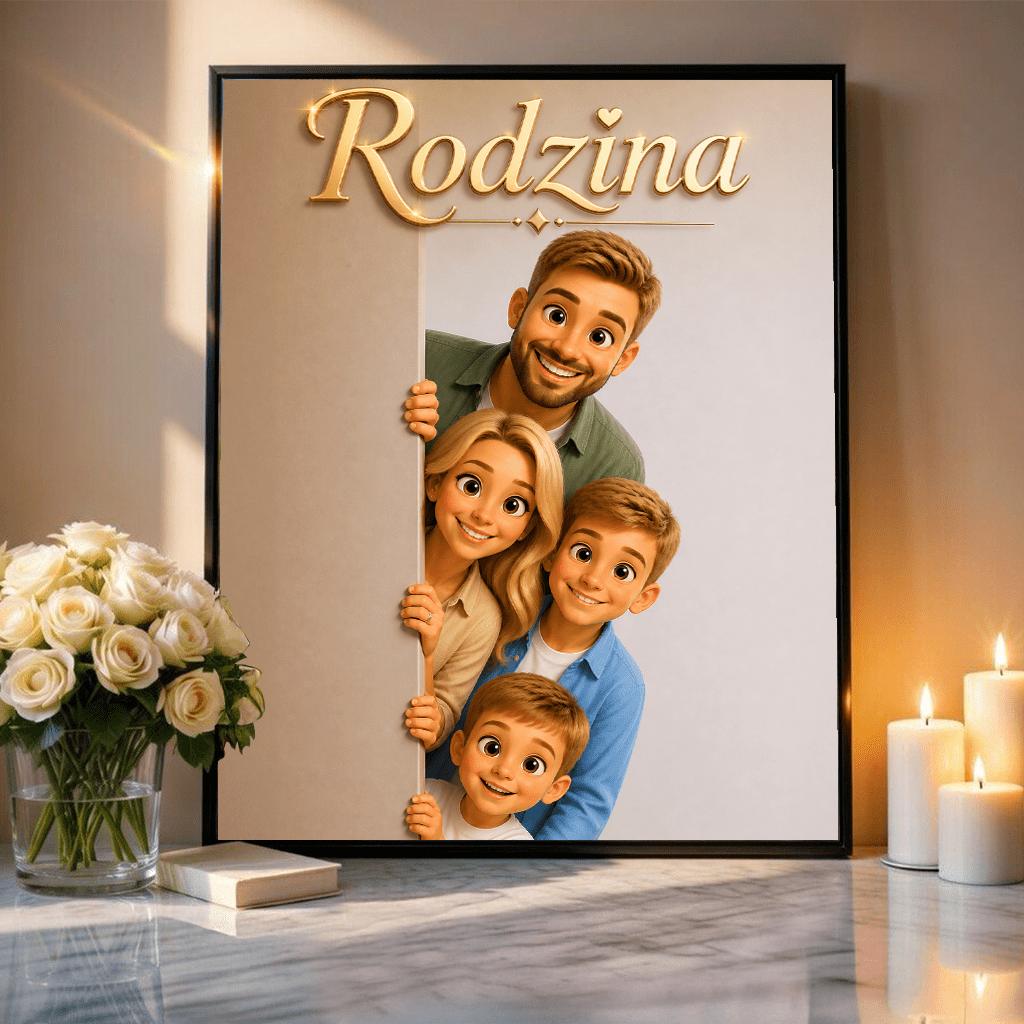 Radosne Odkrycie – Personalizowany plakat dla pary - idamell.com