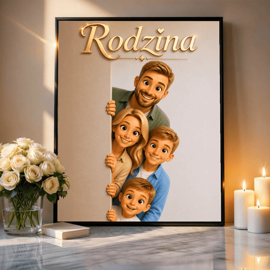 Radosne Odkrycie – Personalizowany plakat dla pary - idamell.com