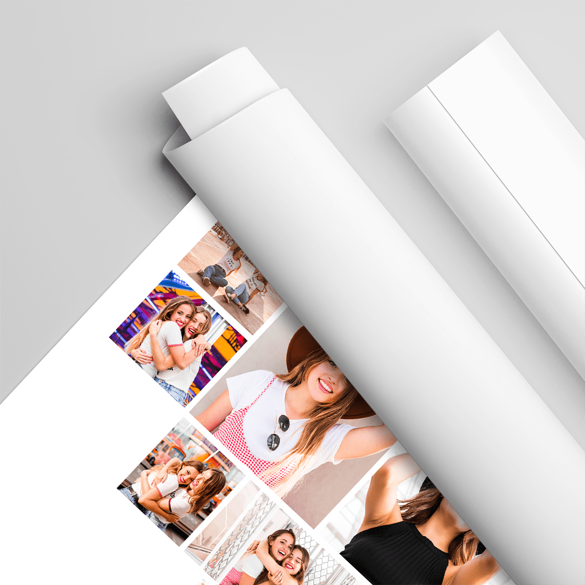 Siostry kolaż - plakat, spersonalizowany prezent dla siostry - idamell.com