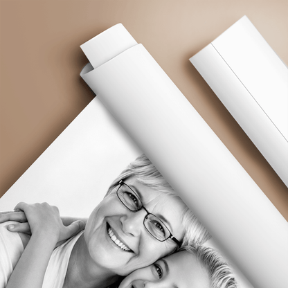 Sketch babcia i wnuczka - plakat, spersonalizowany prezent dla babci - idamell.com