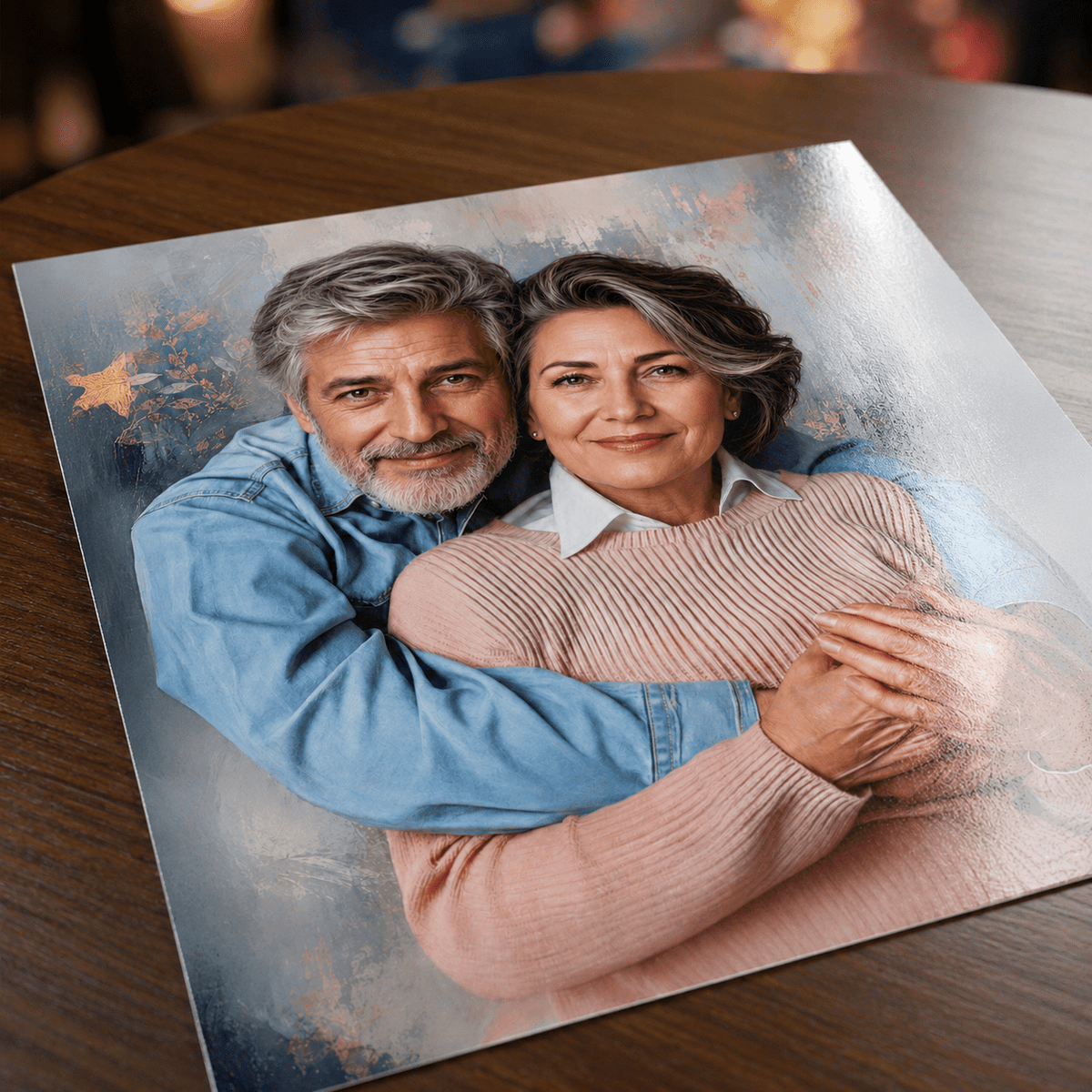 Ukochani dziadkowie - plakat, spersonalizowany prezent dla dziadków - idamell.com