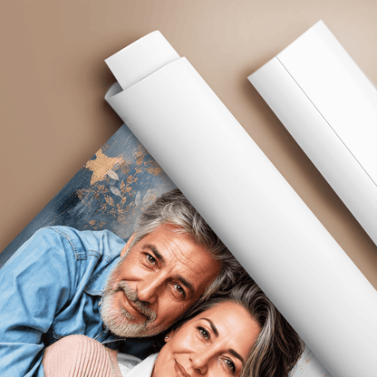Ukochani dziadkowie - plakat, spersonalizowany prezent dla dziadków - idamell.com