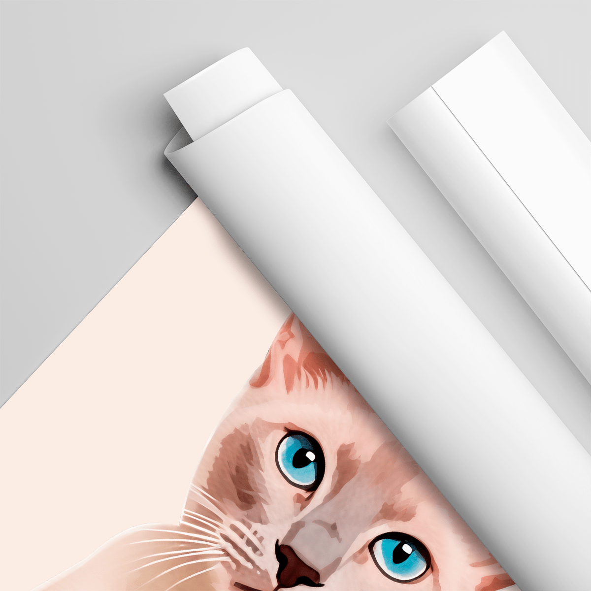 Ukochany kot - plakat, spersonalizowany prezent dla właściciela kota - idamell.com